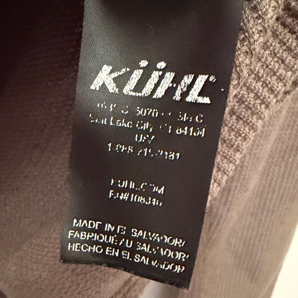 KUHL Womens Thermal Turtleneck Flowy Olive Green Top Outdoor Activewear Size XL - Picture 4 of 8